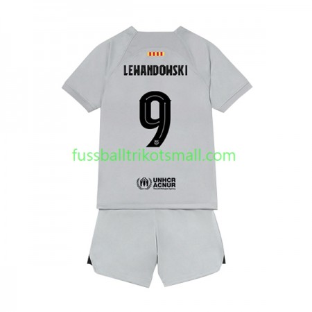 Fußballtrikots FC Barcelona Lewandowski 9 Kinder 2022-2023 Kurzarm 3rd trikot kaufen